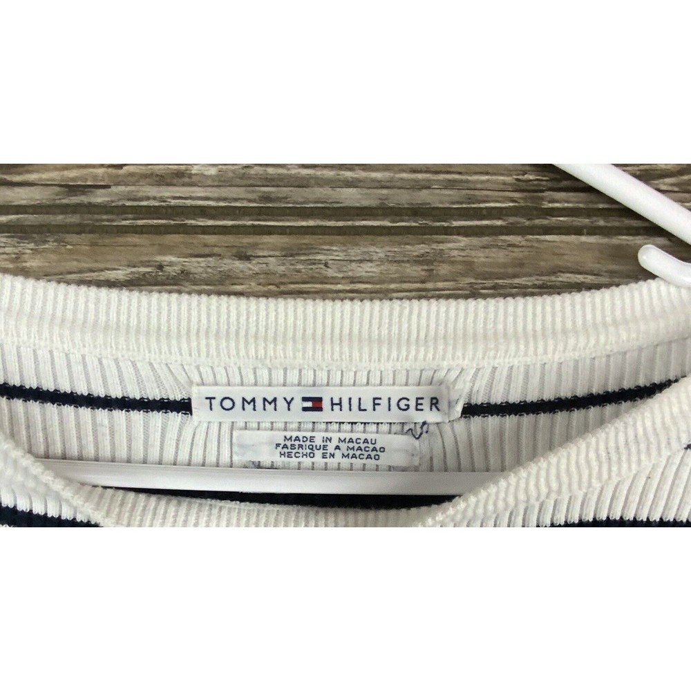 Tommy Hilfiger Striped Women’s Knit Sweater - Picture 3 of 9